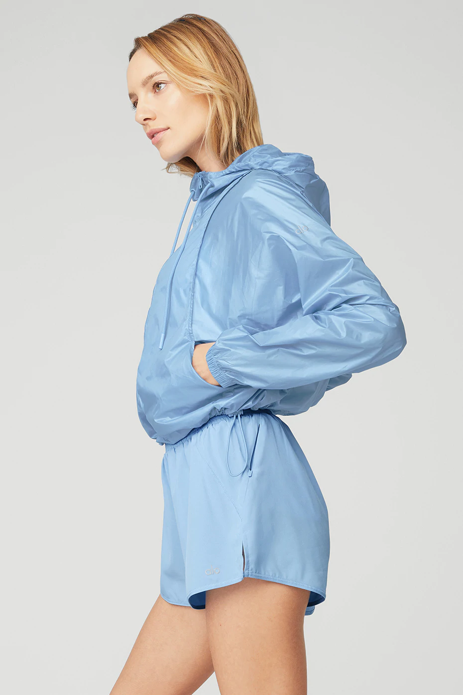Alo Yoga Sprinter Jacket - Tile Blue - Koşucu Ceketi - Thumbnail